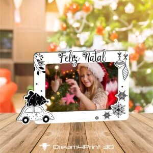 Moldura de Natal com fotografia - Modelo 2